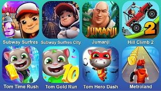 Subway Surfres,Subway Surfres City,Jumanji,Hill Climb 2,Tom Time Rush,Tom Gold Run,Tom Hero Dash screenshot 1