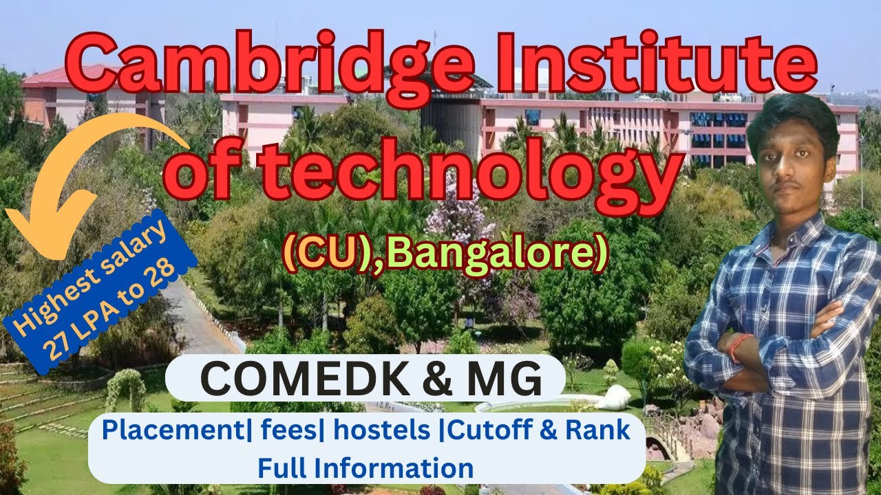 Cambridge Institute of technology (CIT) | Comedk | Course |Fees ...