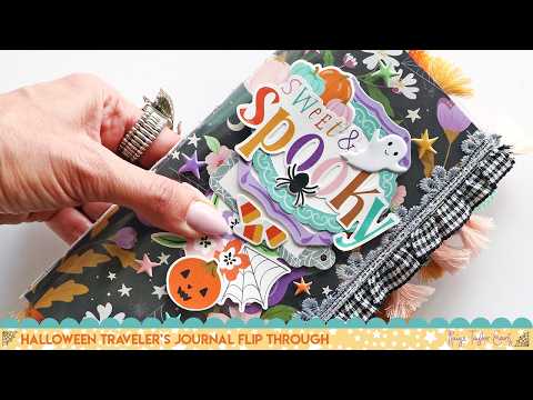 Halloween Traveler's Journal Flip Through
