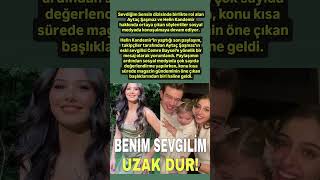 Sevdiğim Sensin dizisinde birlikte rol alan Aytaç Şaşmaz ve Helin Kandemir #magazin #sevdiğimsensin