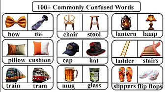 100+ Commonly Confused Words in English with pictures| Things that Seem the Same but are Different