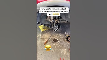 The customer  managed to cross-thread the CV #fyp #shorts #mechanic #axlebolt #tools