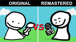 Bob Original Vs Remastered - Friday Night Funkin' FNF Mods