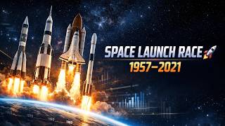 Every Space Launch in Human History 1957 to 2021 #chartrace