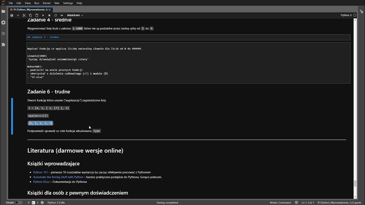 01 - Python - Wprowadzenie (1 z 5)