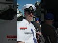 This furry friend is helping sailors aboard the USS Gerald Ford