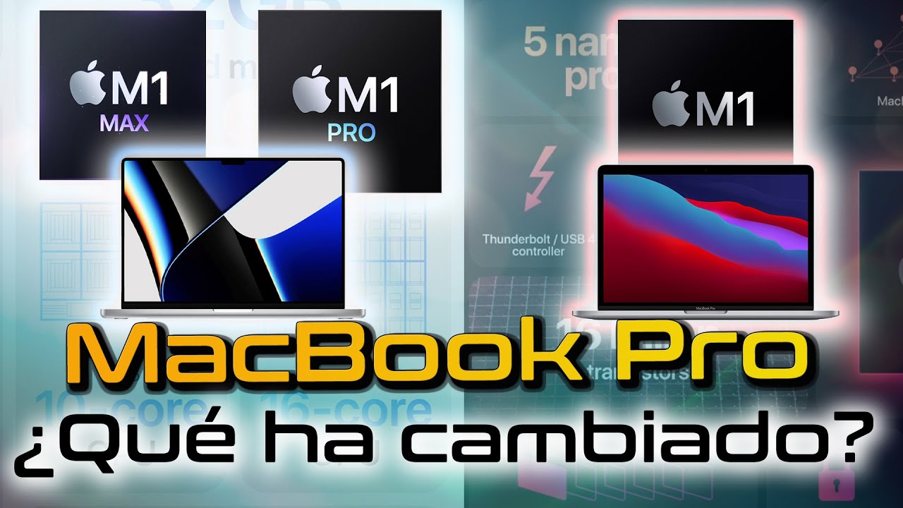 ATENCIÓN⚠️ MacBook Pro 14 y 16 con M1 Pro y M1 Max vs MacBook Pro 13 ...