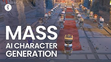 Mass AI character generator powered by LLMs | Inworld AI Unity Demo