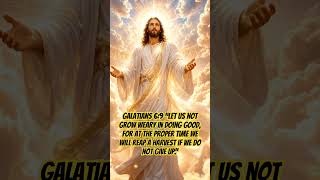 Galatians 6:9 #bible #walkinspiritoftheholyspirit #prayer #faith  #song #motivation #cover #savior