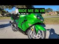 Ride a Ninja ZX-14R in 3D VR