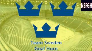 Team Sweden 2017 WC/WM/VM Goal Horn (First Few Games)