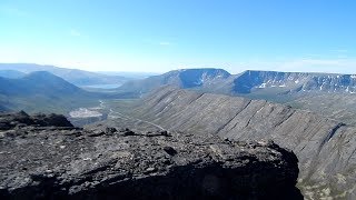 Кировск. Хибины. Кукисвумчорр. Подъем на гору, высота 1000 метров над уровнем моря