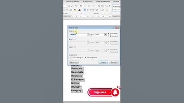 Cómo ORDENAR ALFABÉTICAMENTE LISTA de PALABRAS en WORD #word #wordtips #excel #tutorial #shorts