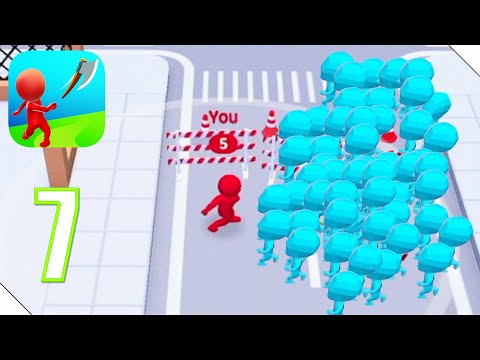 Move.io: Move Stop Move - Stickman Crowd 3D Прохождение Часть 7 | Андроид/iOS Геймплей