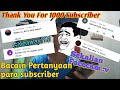 Membaca komenan para subscriber & Giveaway - Thank You For 1000 Subscriber!!!