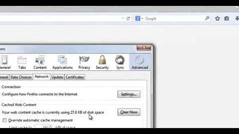 How to Clear Cache in Firefox windows 8 , windows 10