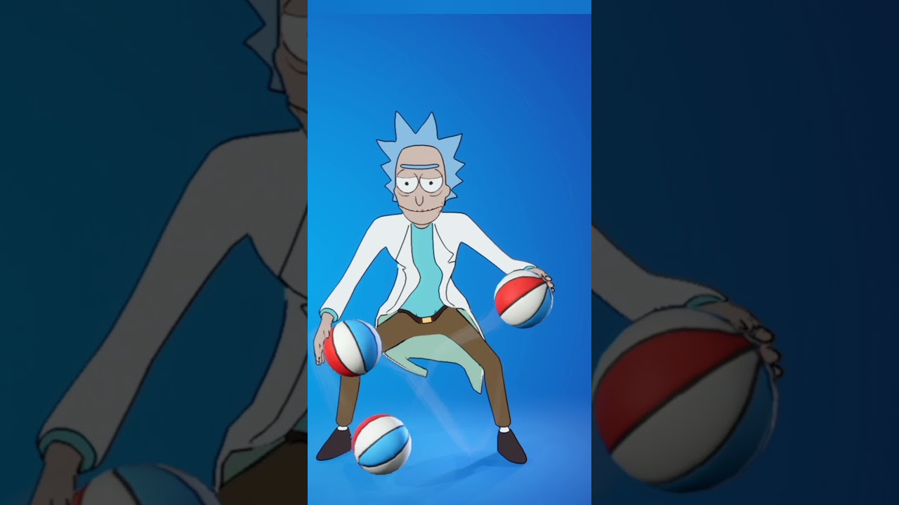 Rick ТРЮКИ С МЯЧОМ (fortnite)