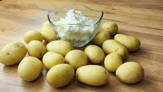 I take cottage cheese and potatoes. Few people know this secret. Why didn't I know this method befor