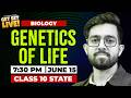 🔴 LIVE | Genetics of Life | Class 10 State Board Biology | Get Set Live