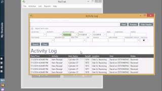 PasTrak RFID Software for QuickBooks - How to check activity logs