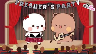 FRESHER'S PARTY 🎉🎊 |College Love Story (Part-3) |Peach Goma| |Bubu Dudu|