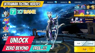 Cara Unlock Ultraman Zero Beyond Free Di Game Ultraman Fghting Heroes X7Game screenshot 1