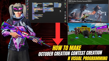 October Creation Contest | How To Make October Creation Contest Creation | in visual programming
