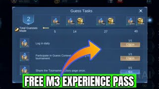 Another M3 Experience Pass | Free Level M3 Roger Event | MLBB