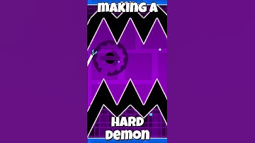 Making a hard demon -- day 2        #geometrydash #gd #geometrydashshowcase