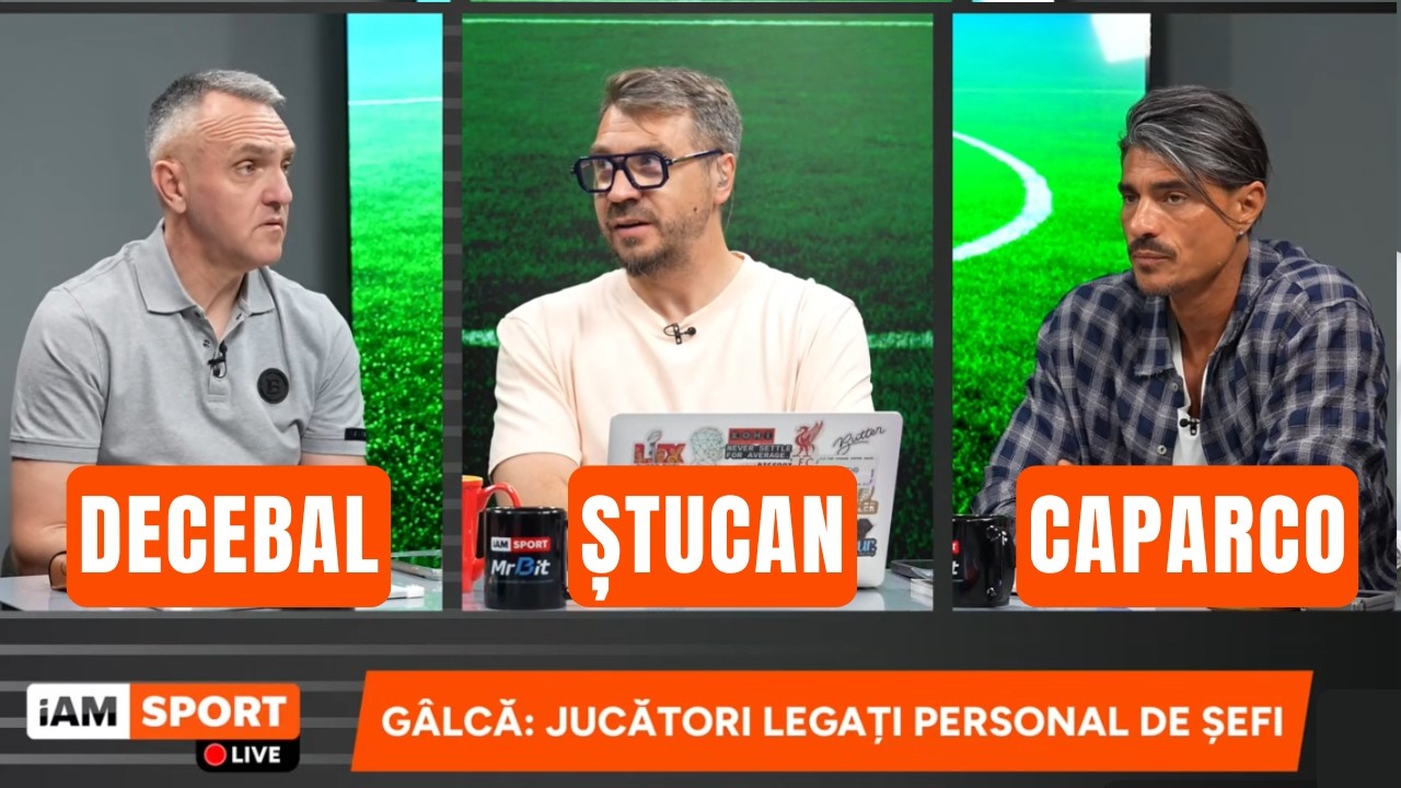 iAMsport LIVE - 26 Mai | GÂLCĂ: JUCĂTORI LEGAȚI PERSONAL DE ȘEFI ...