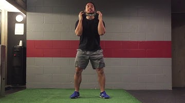 DB Goblet Squat with Bicep Curl