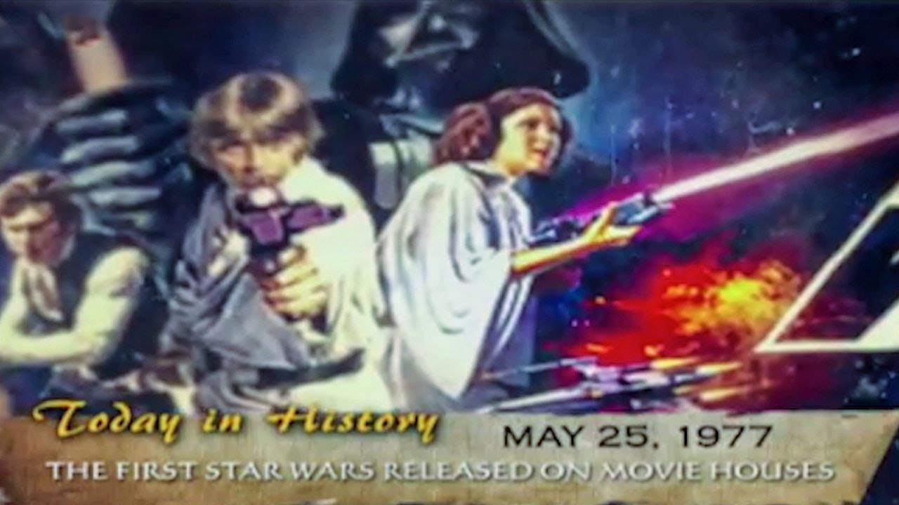 The First Star Wars Movie Released In 1977 Today In History YouTube