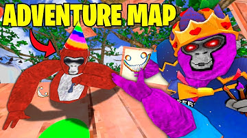 I Played a SCARY ADVENTURE MAP in Gorilla Tag (ALL ENDINGS)