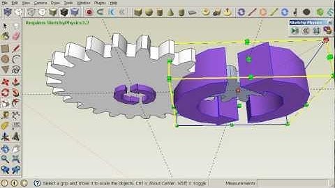 SketchyPhysics Tutorial for Beginners - Chain & Gear