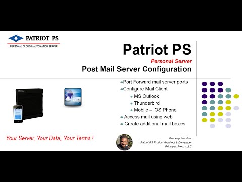 Patriot PS Personal Server -  Post Mail Server Configuration