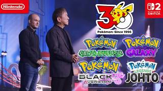 The BIG ANNOUNCEMENTS for Pokemon's 30th Anniversary are...