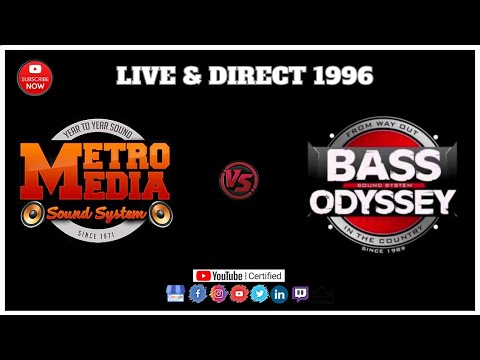 Official Dancehall Reggae Sound Clash: Metro Media Sound System 🆚 Bass Odyssey Sound System 1996