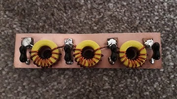 MiniPA70 HF Linear RF Amplifier. Simple Low Pass Filter for 20 Metre Band. Ham Radio.