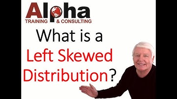 What is a left skewed distribution (Alpha ASQ certification preparation training)
