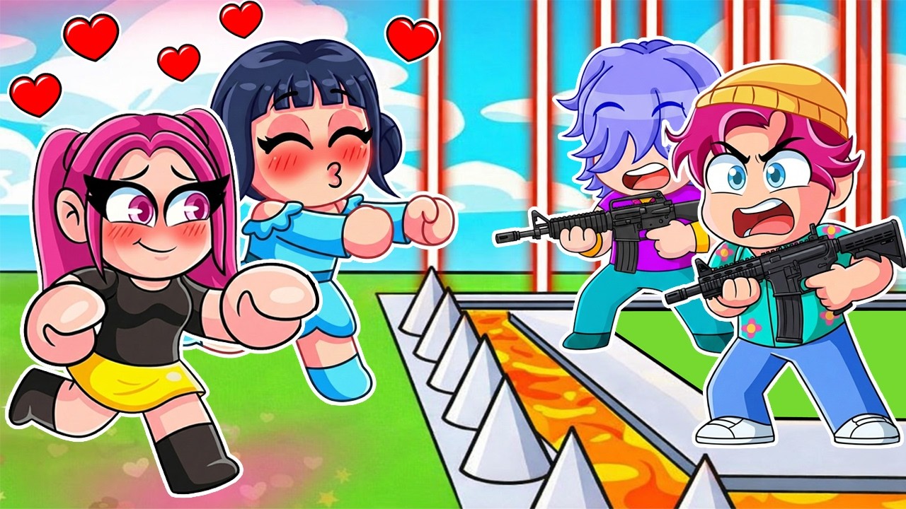 Maldición de AMOR contra BASE SEGURA en ROBLOX!