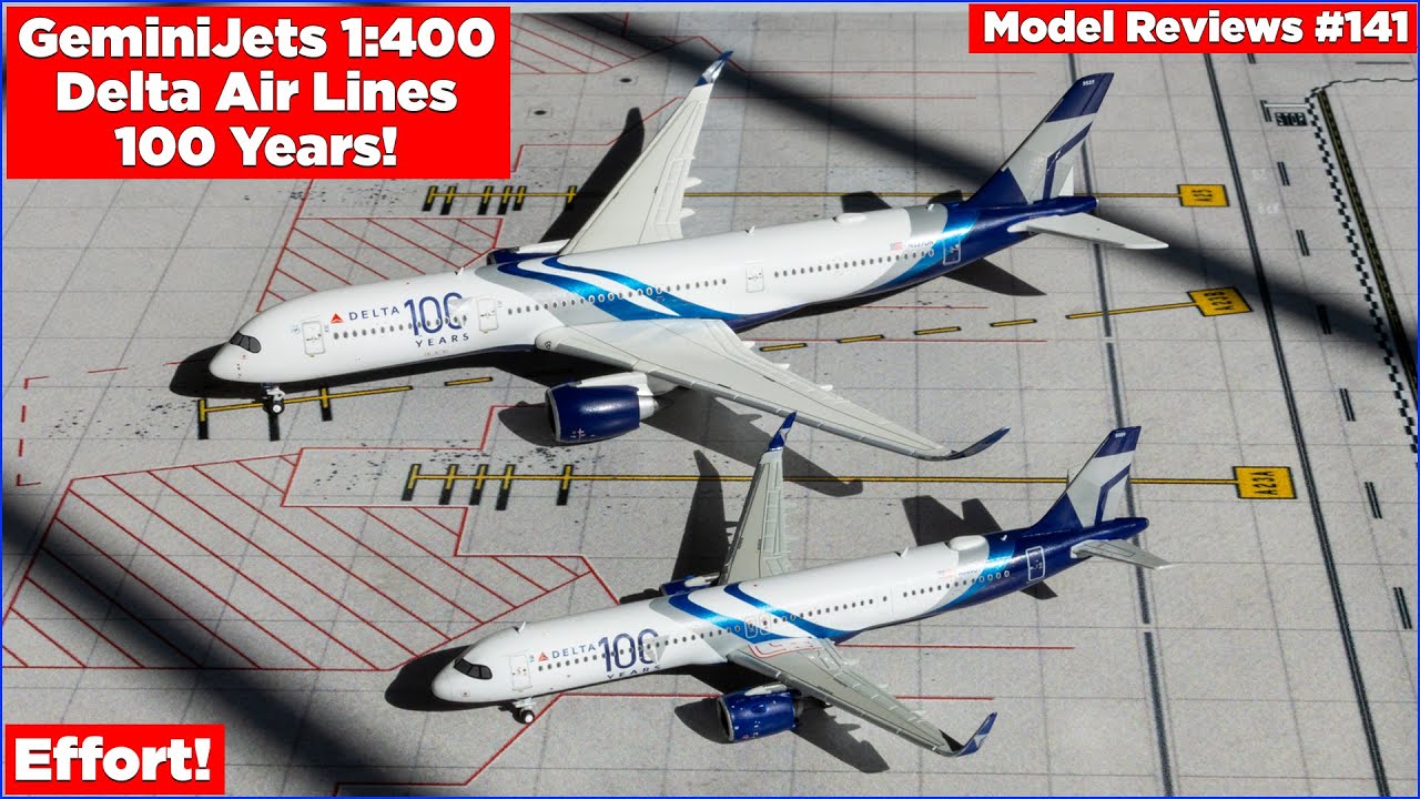 NEW* GeminiJets 1:400 Delta A321neo & A350 