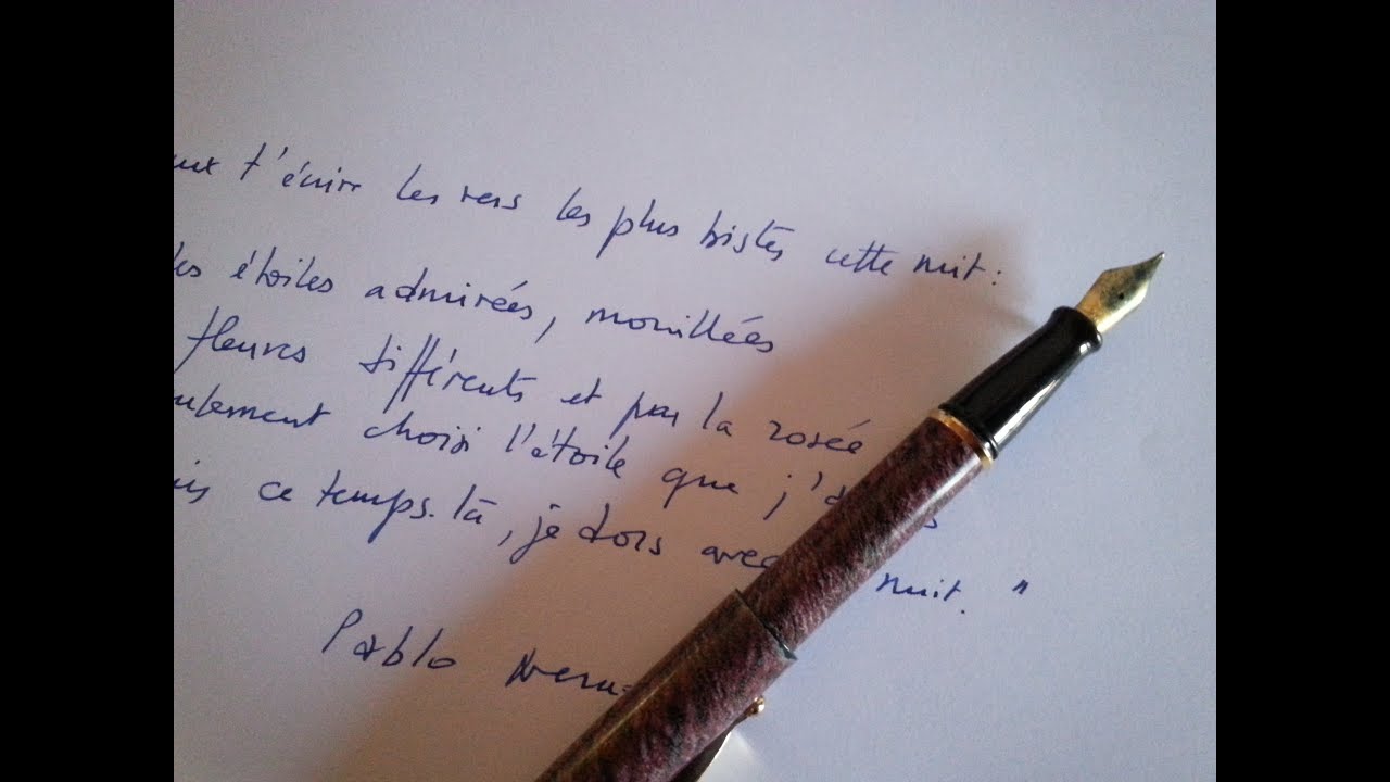 Pablo Neruda "Poème 20" - YouTube