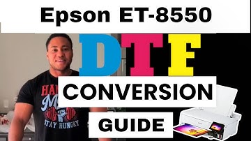 Epson ET-8550: Hoe converteer ik naar een DTF-printer? DTF-conversie (eenvoudigere manier om in t...