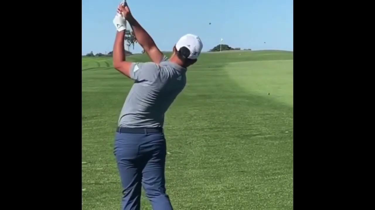 Xander Schauffele slow motion golf swing motivation! golf golfswing 