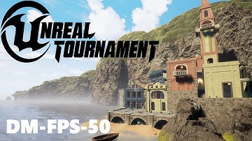 UT4 DM FPS 50 Bot Gameplay (No Commentary)