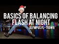 Basics of Balancing Flash with Holiday Lights Using the Olympus FL-700WR