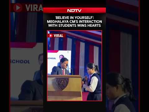 Meghalaya CM Sangma's Heartfelt Hug for Anxious Student Goes Viral