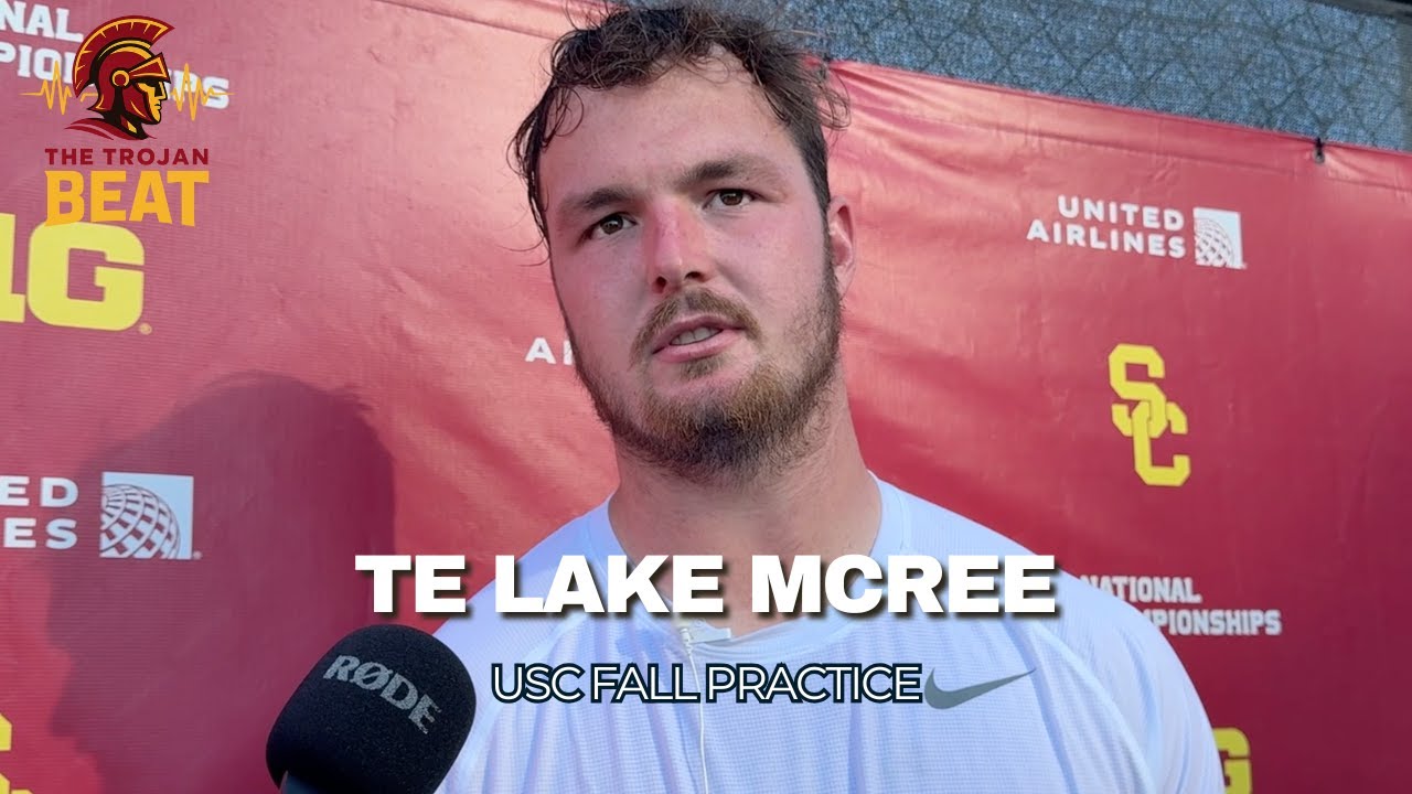 USC TE Lake McRee talks offseason, the TE room, and more