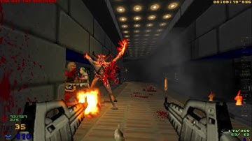 Brutal Doom v21: TNT Evilution - Map 13 (Nukage Processing)