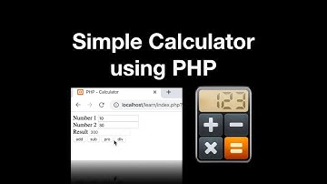101. Simple Calculator in php | using switch case